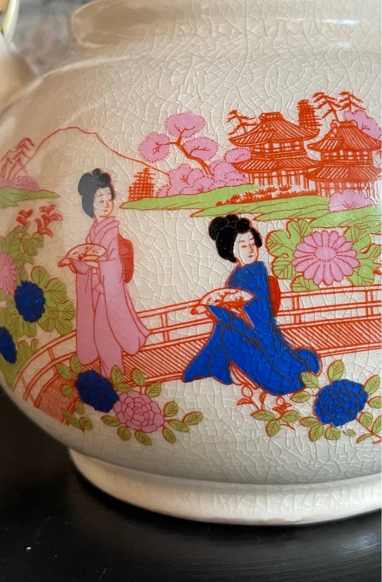 Vintage Oriental Teapot - Image 2