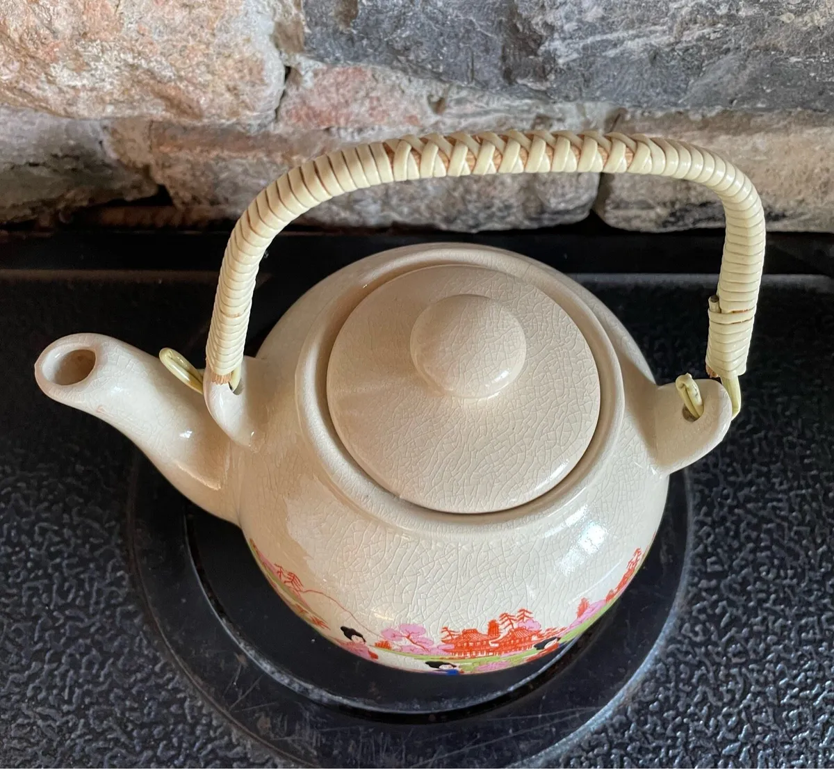 Vintage Oriental Teapot - Image 3