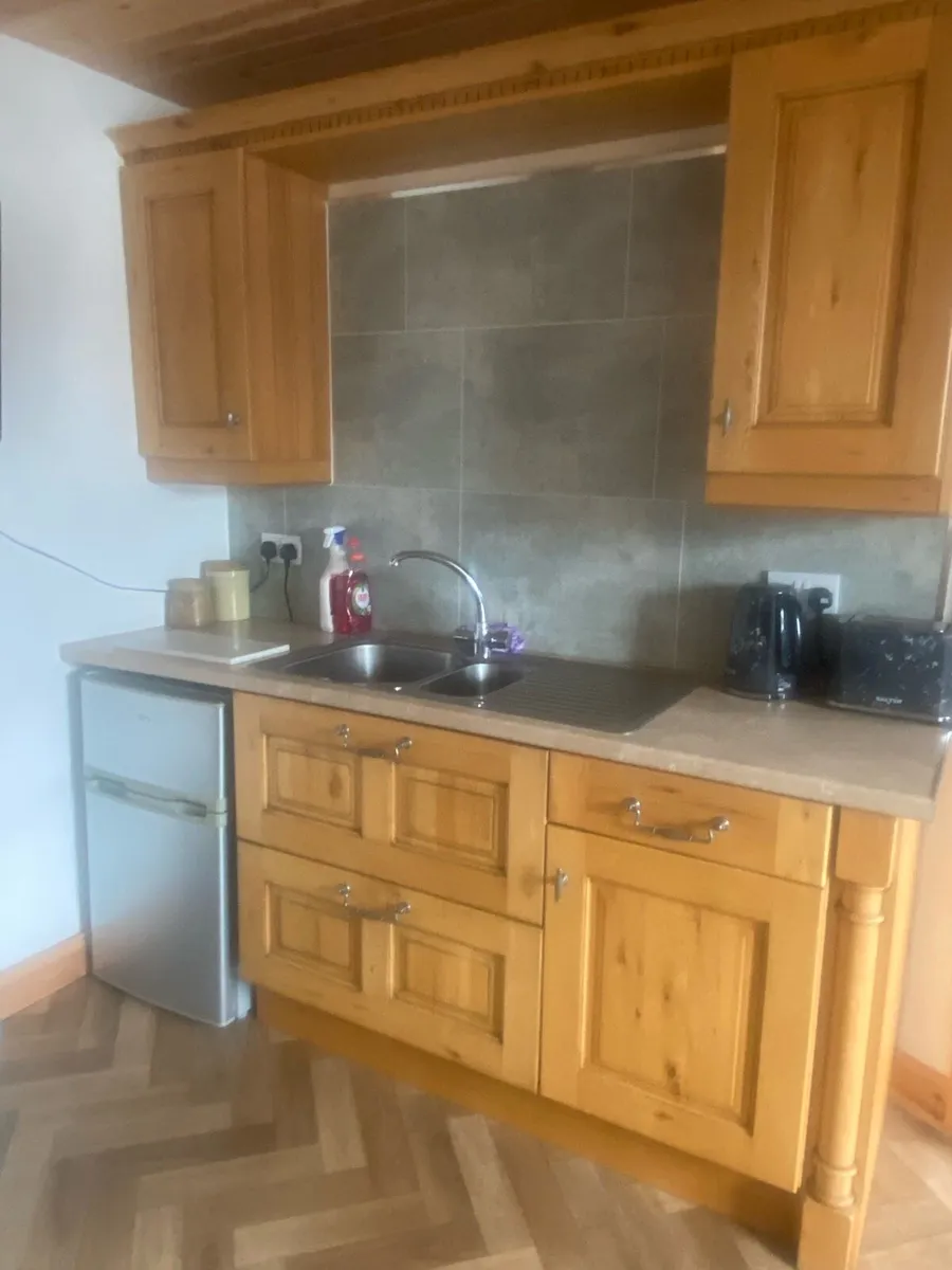 Double bed to sell and 1 bedroom flat to rent - Image 1