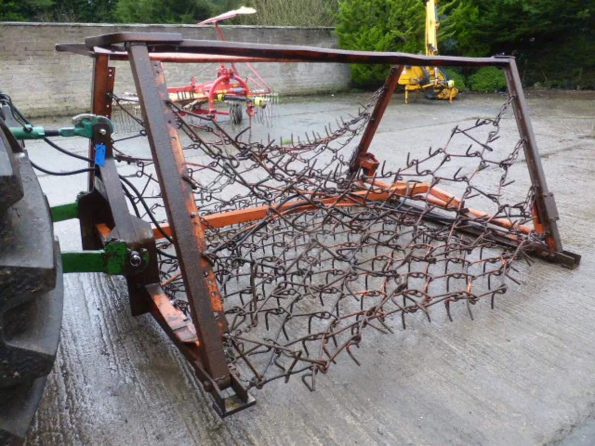 16FT Mounted Chain Harrow Hydraulic Folding - Image 1