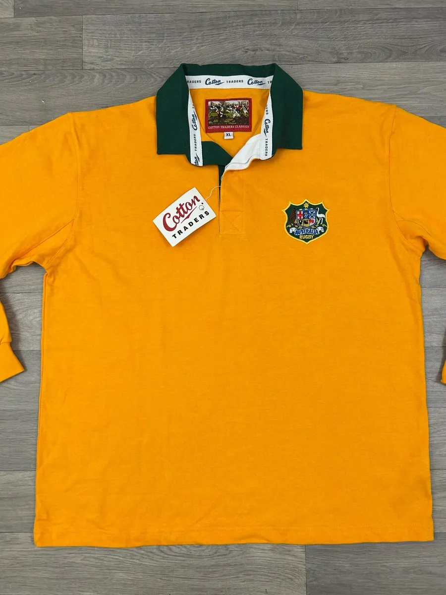 NEW Retro Cotton Traders Australia Rugby Jersey XL - Image 2