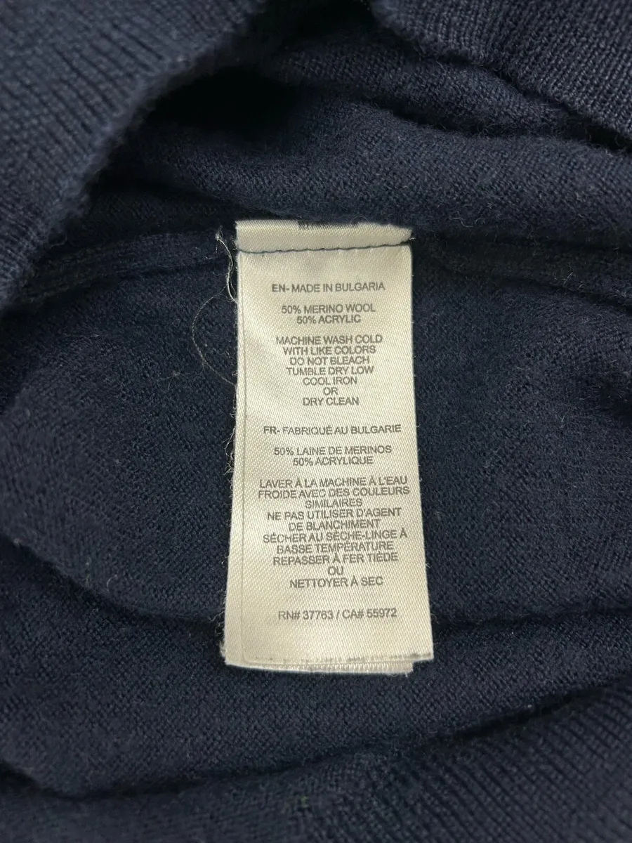 Callaway Merino Wool Blend Half Zip Jumper Mens XL - Image 4