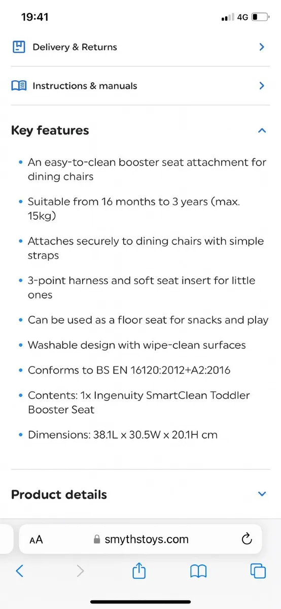 Toddler booster seat - Image 2