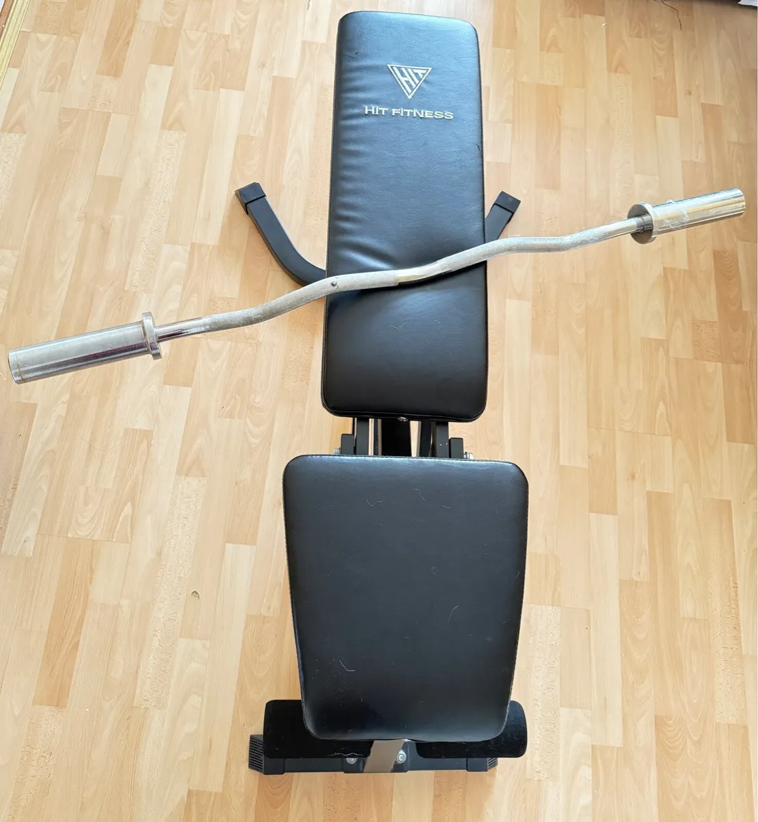 New bench & Olympic Curl Bar - Image 1