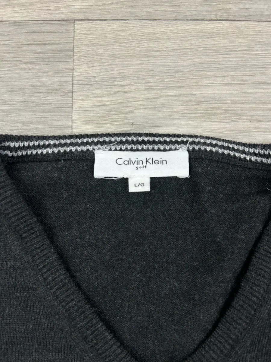 CK Calvin Klein Golf Merino Wool Jumper Mens Large - Image 4