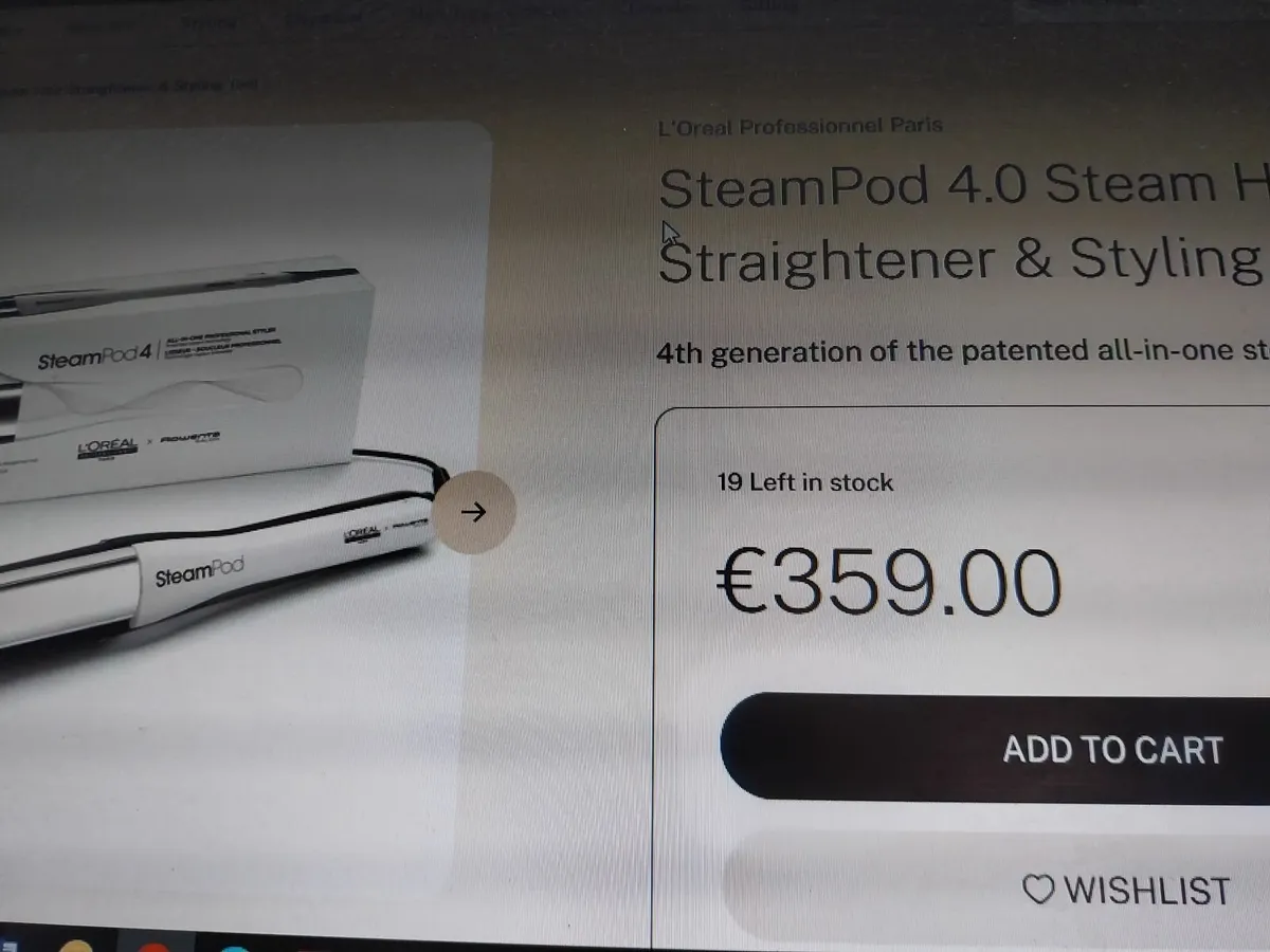 Hair straightener Steam Pod 4 NEW - Image 2