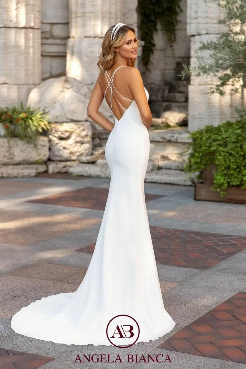 Elegant Angela Bianca 1046 Wedding Dress - Image 2