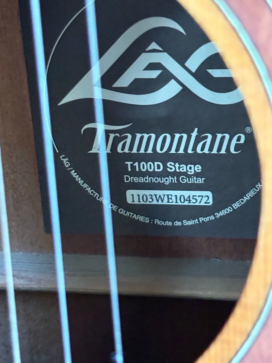 Lag Tramontane Acoustic Guitar - Image 3