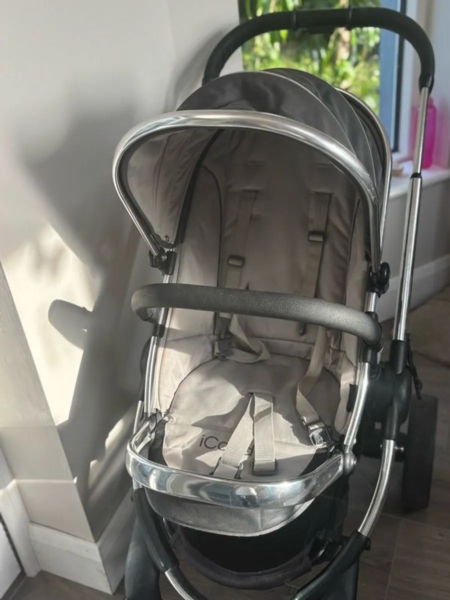 iCandy Peach Truffle Travel System with Maxi-Cosi Car Seat - Image 1