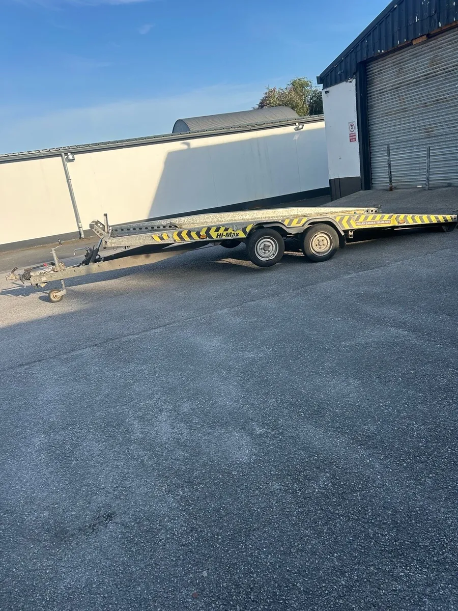 16”7 ft Brian James HI-MAXX tilt bed transporter - Image 1