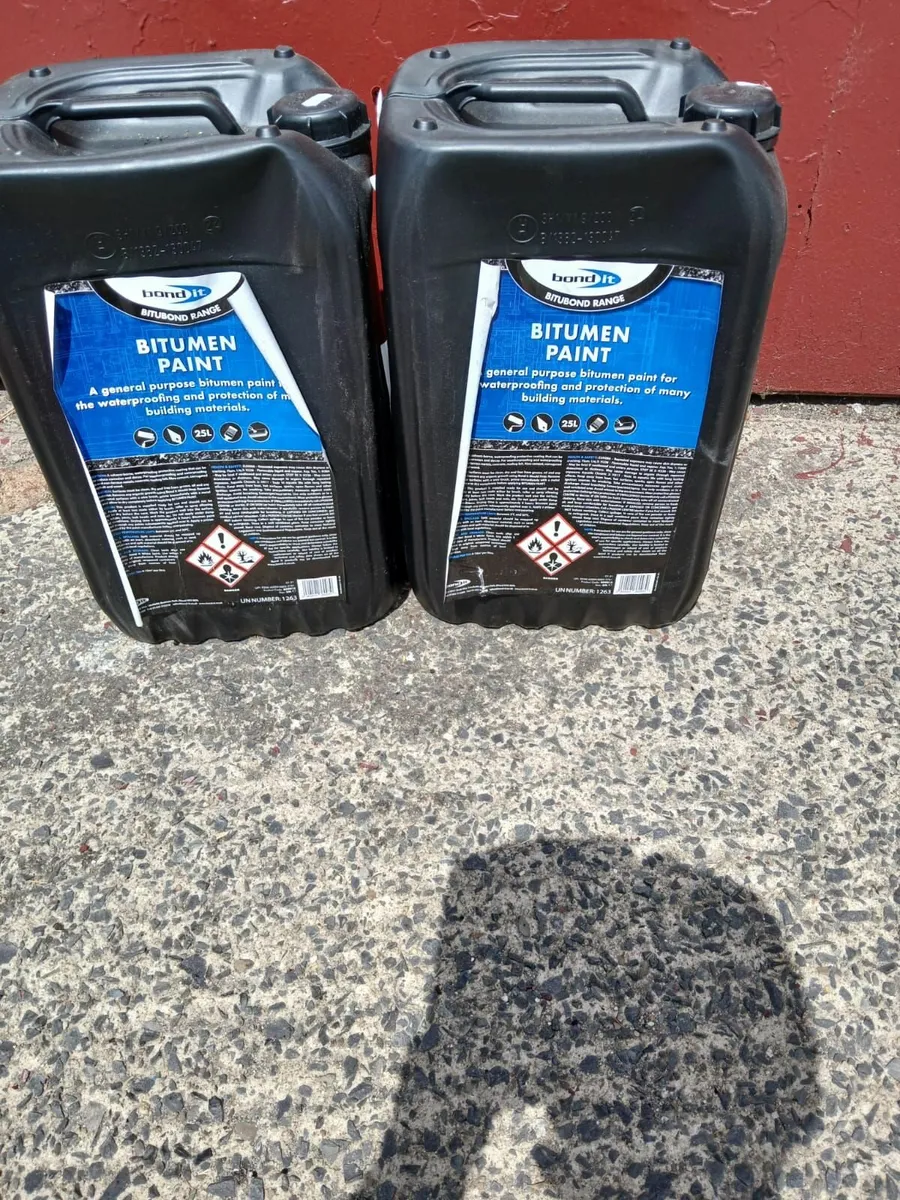 Black bitumen paint - Image 1
