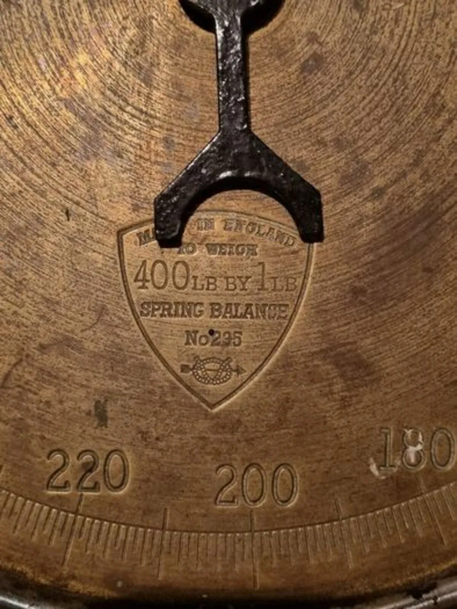 Vintage Salter hanging spring scale - Image 2