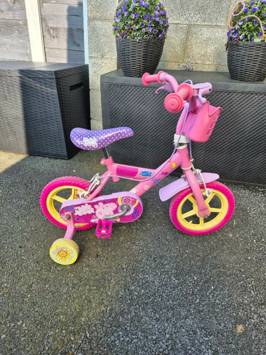 Peppa Pig 12 Inch Bike - Image 1