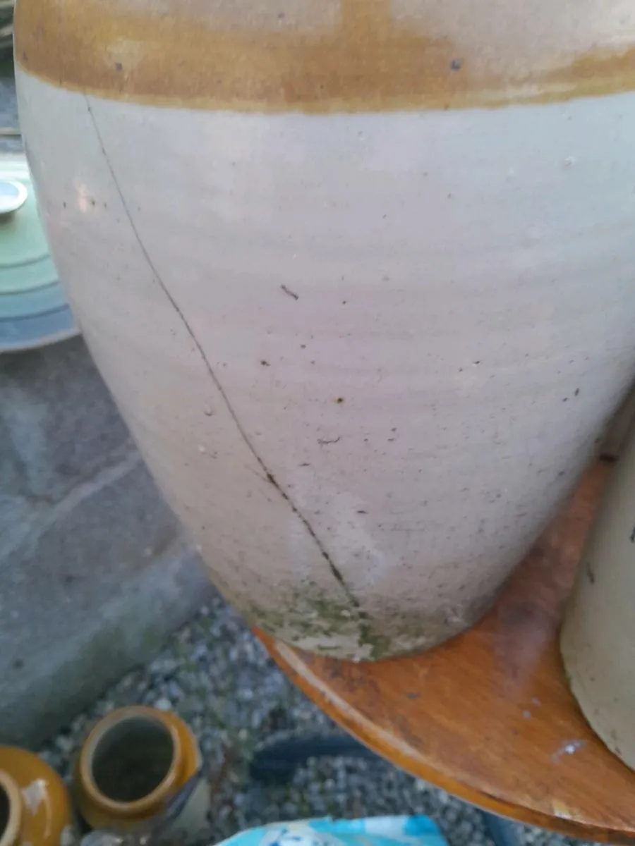 4 old jars - Image 4