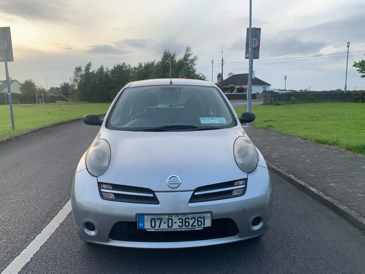 2007 Nissan Micra 1.2 Petrol NCT March 2026 - Image 2