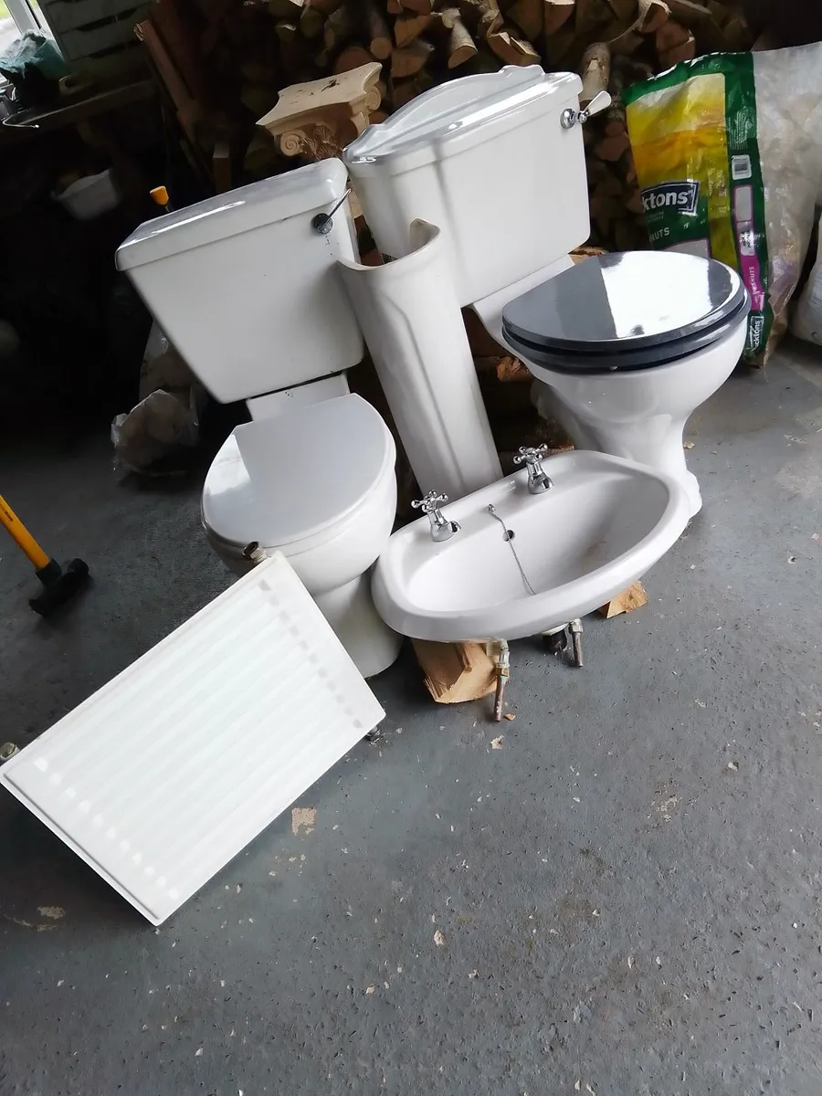 Sink and toilets