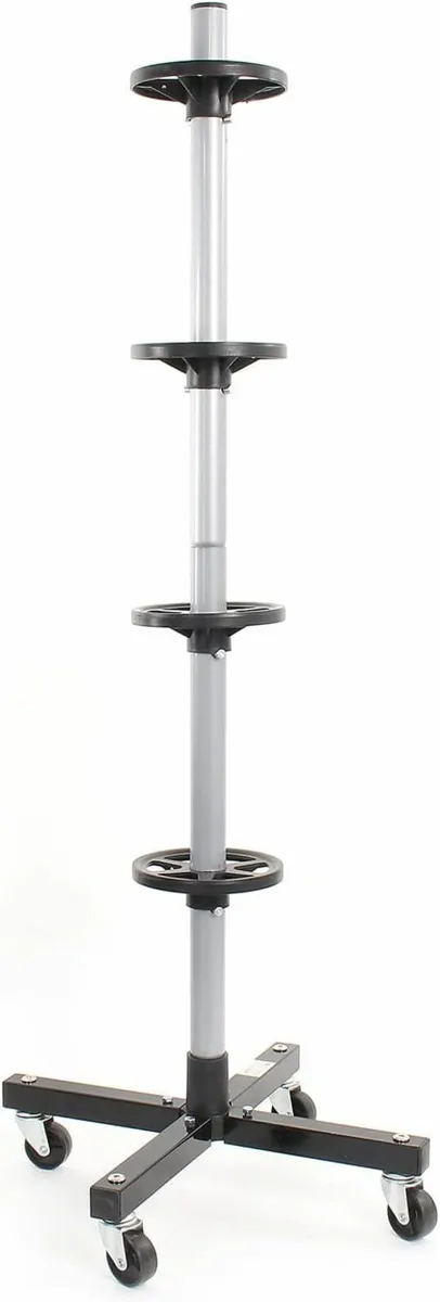 Wheel Stand Mobile Tyre Stand Tyre Trolley up to 2 - Image 2