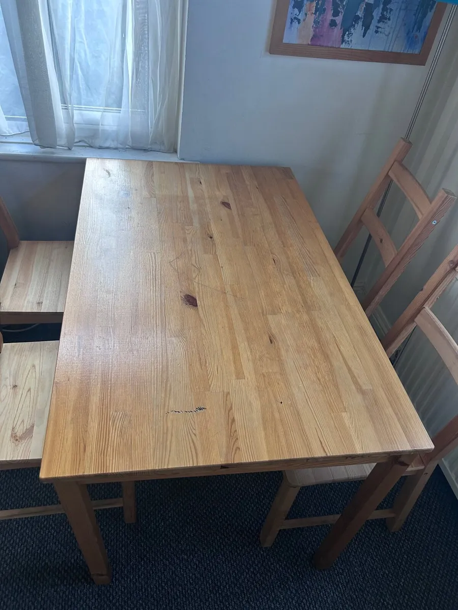 Dining Table & 4 Chairs - Image 2