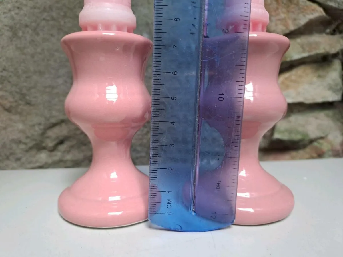 Pink Colonial candles - Image 3
