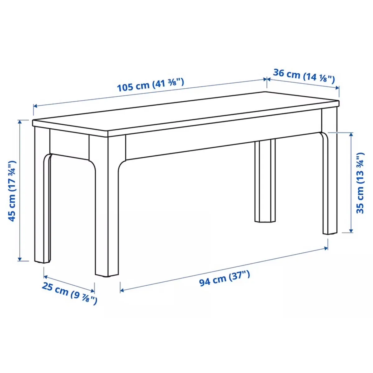 Table, Chairs and bench - Image 4