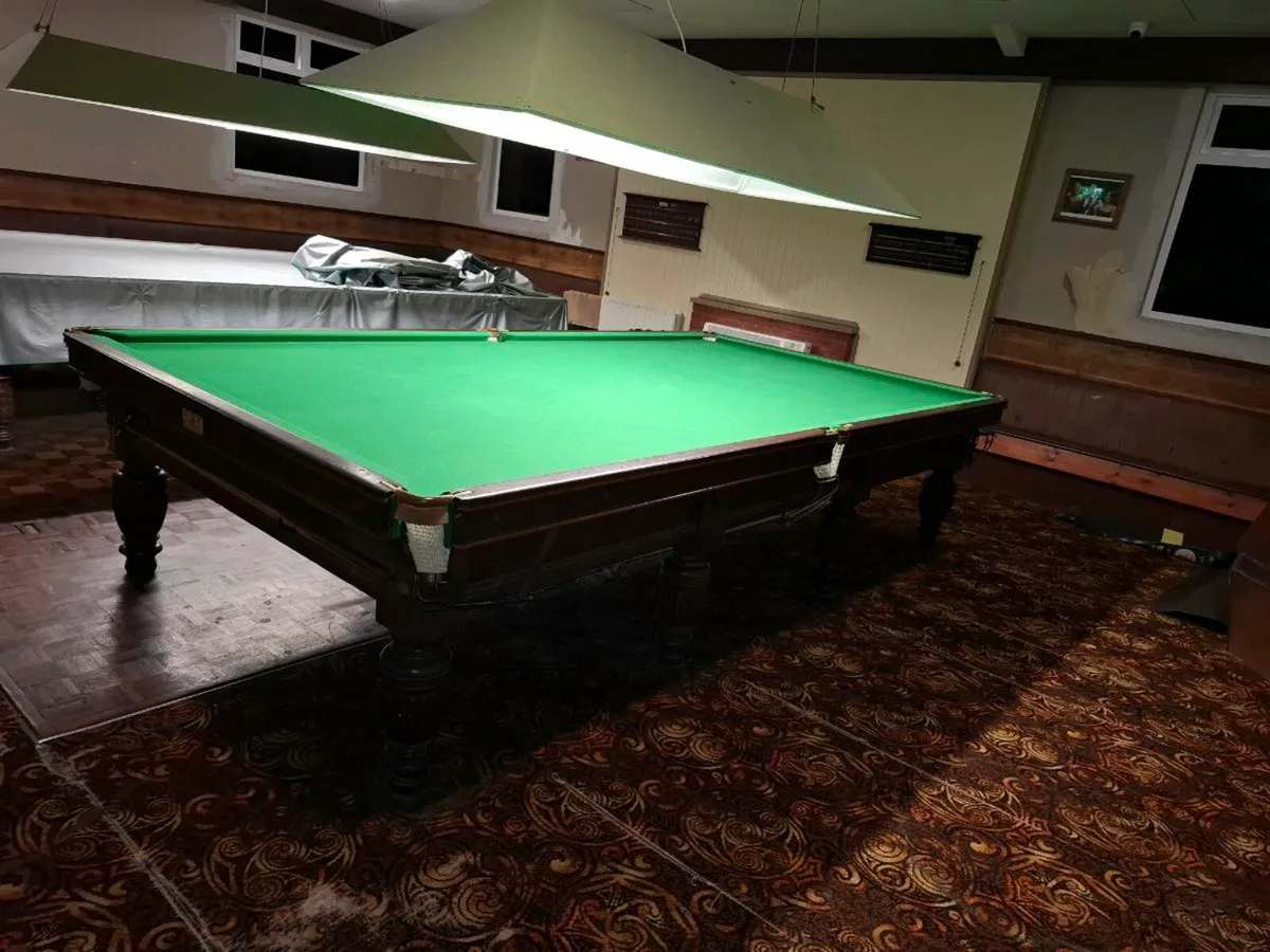 2 full sized  snooker tables - Image 2