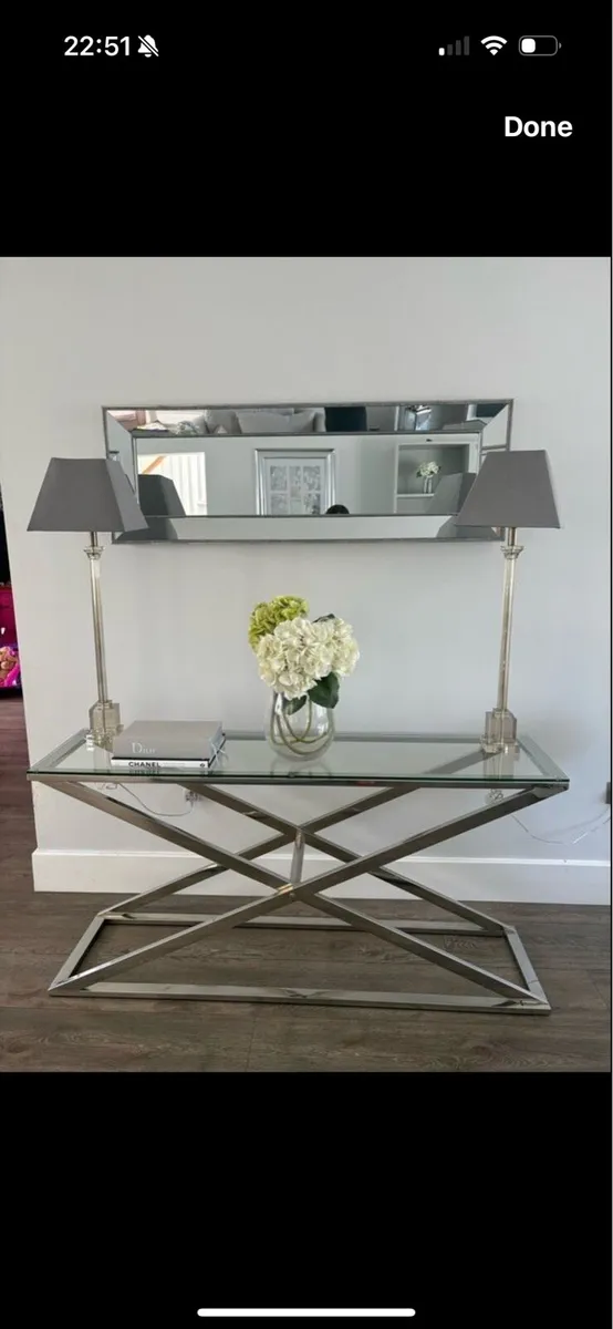 Console table and mirror can be sold separately - Image 1