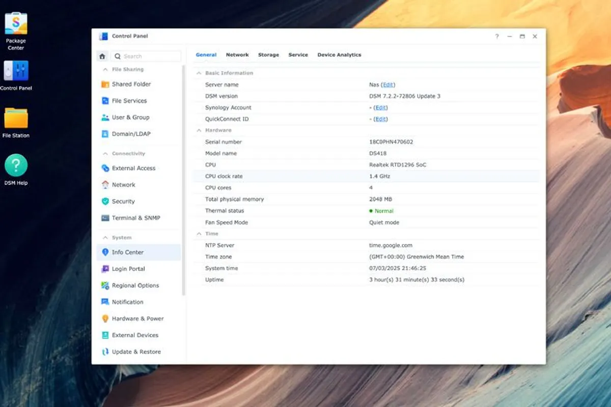 Synology DS418 Nas