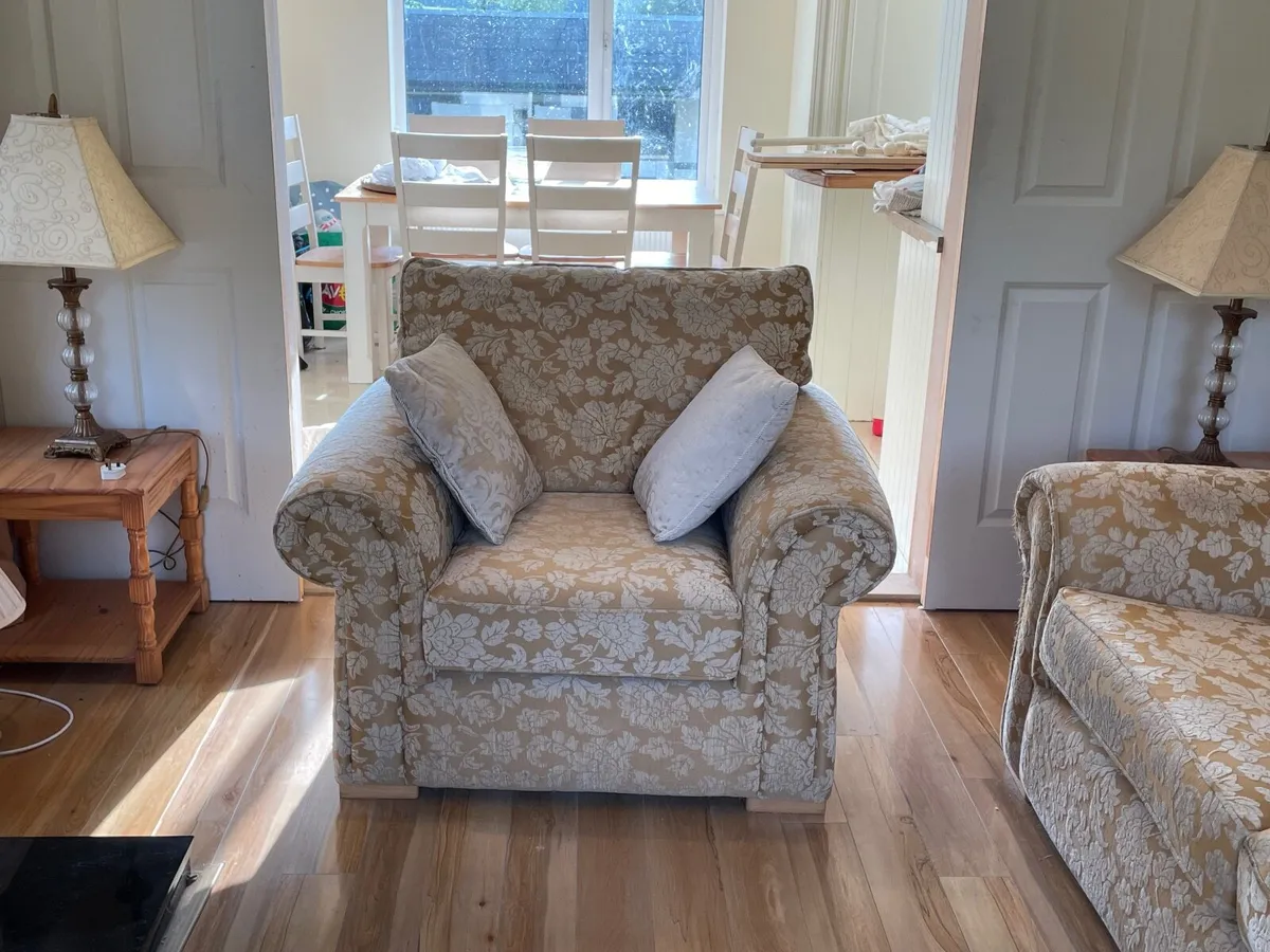 Sofa and arm chair - Image 1
