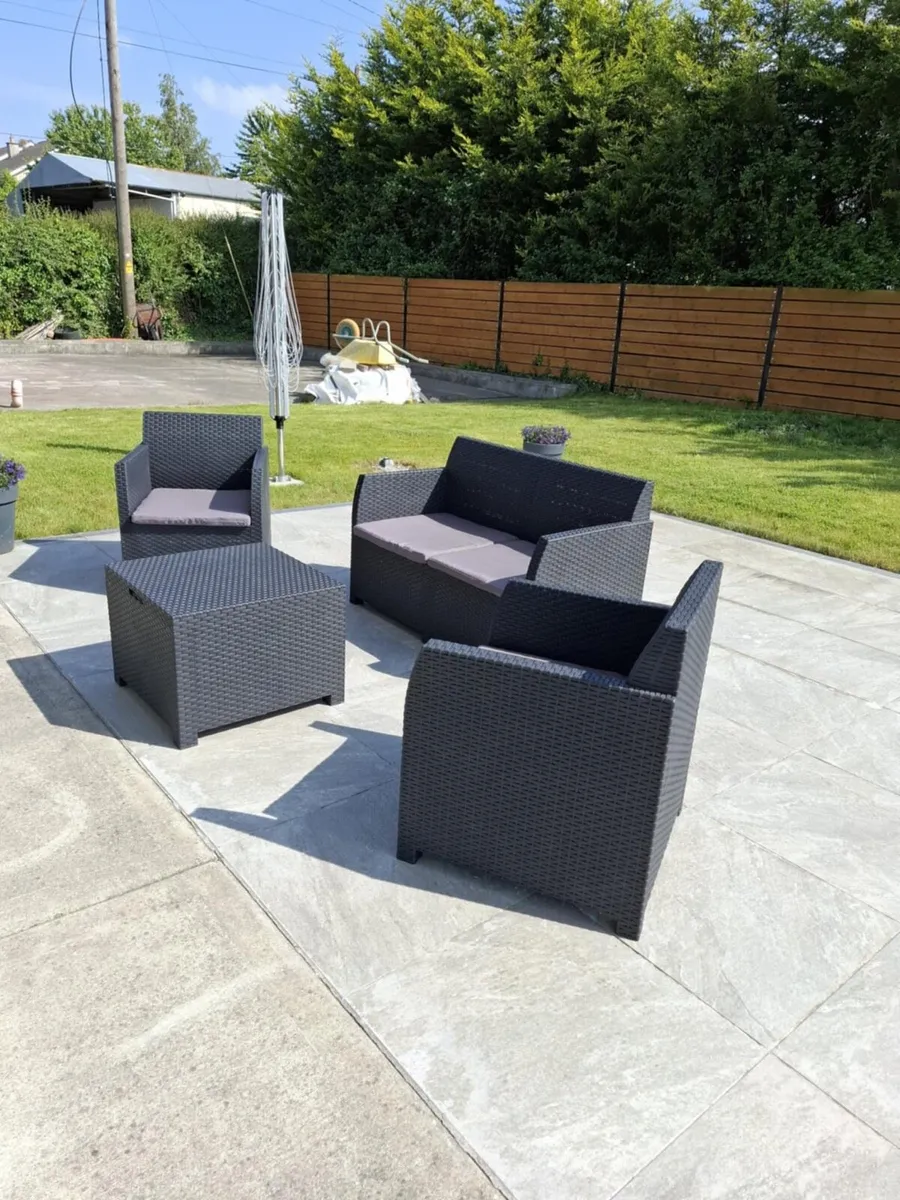 4 piece Rattan Garden Furniture Set - Image 2