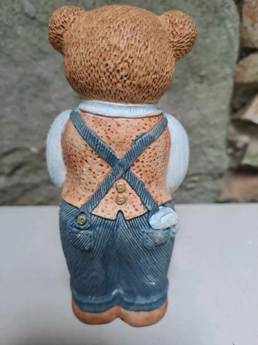 Vintage W Widdop Clock Teddy bear - Image 4