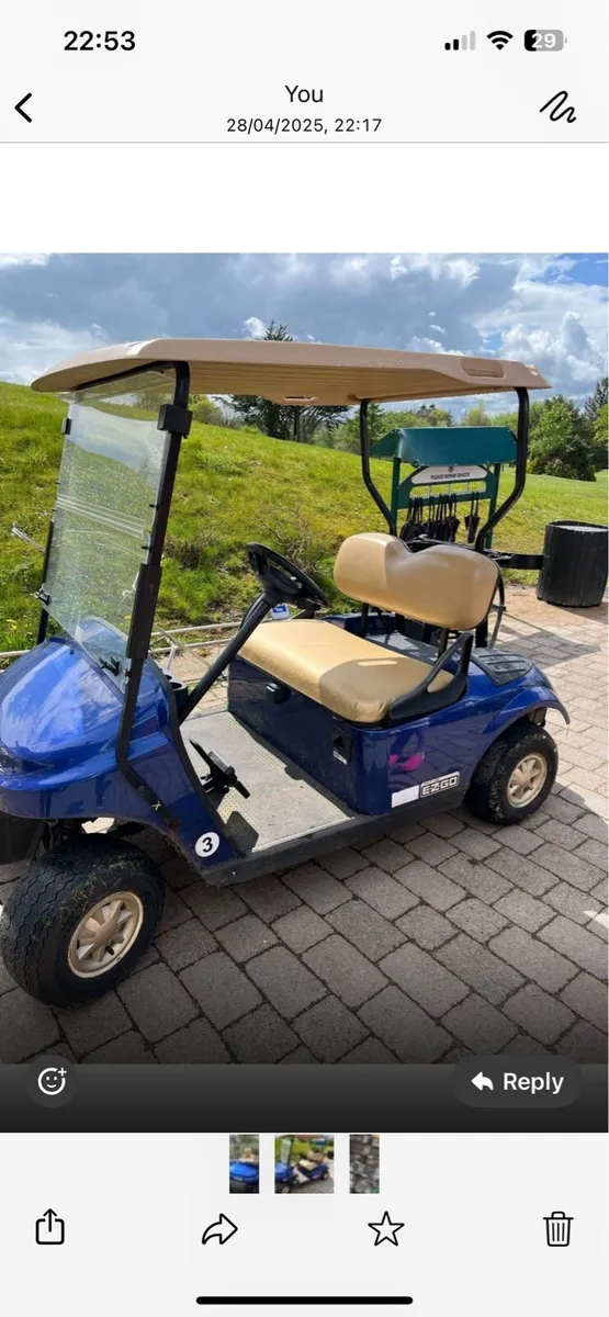 Ezgo golf buggy - Image 1