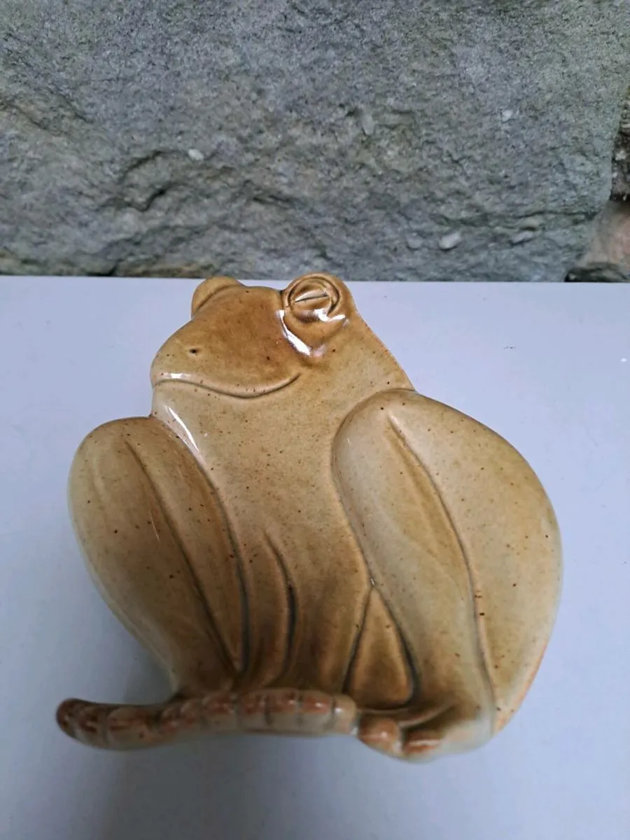Vintage frog trinket tray - Image 1