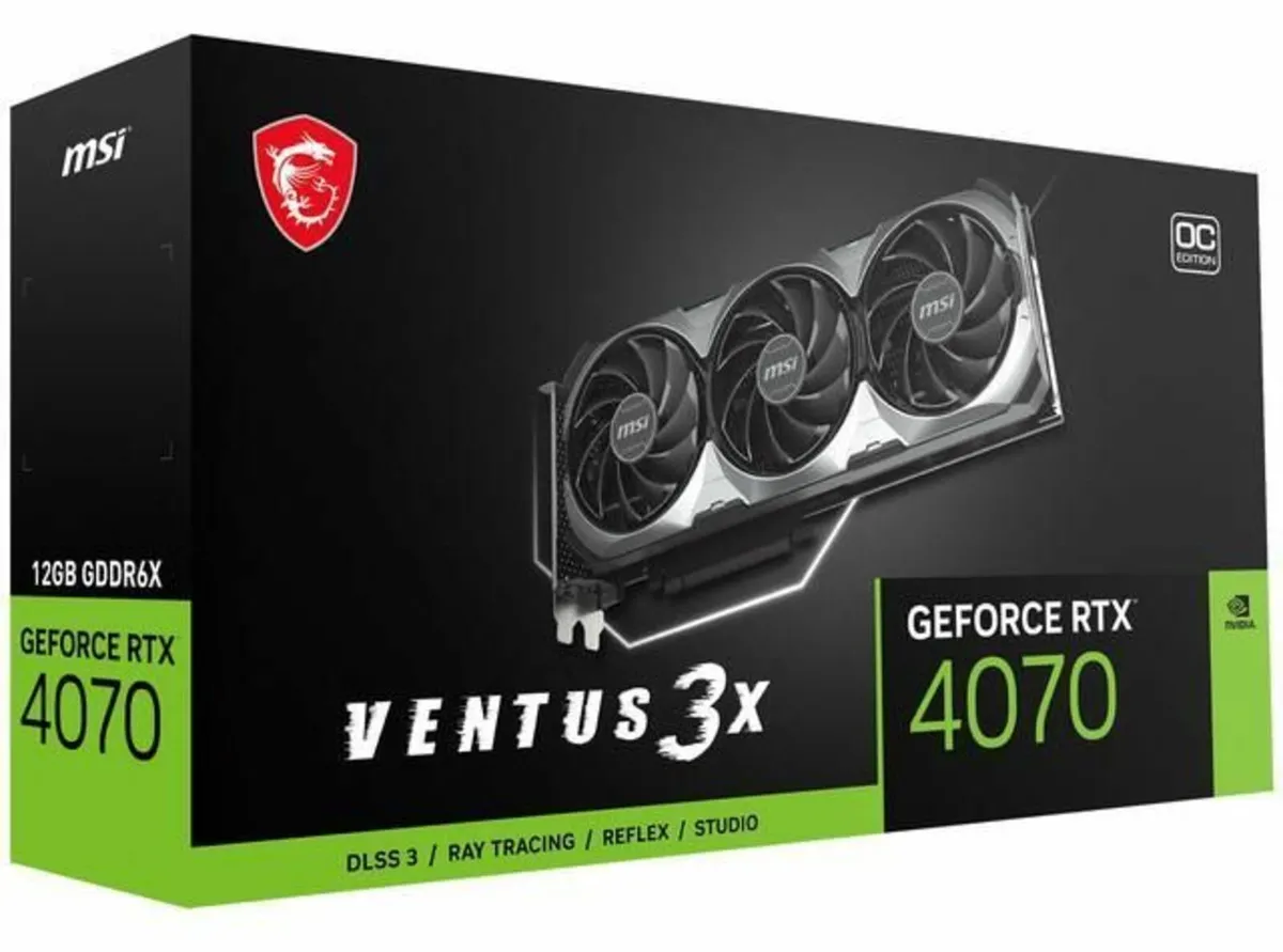 GeForce RTX 4070 MSI Ventus 3x E1 - Image 1