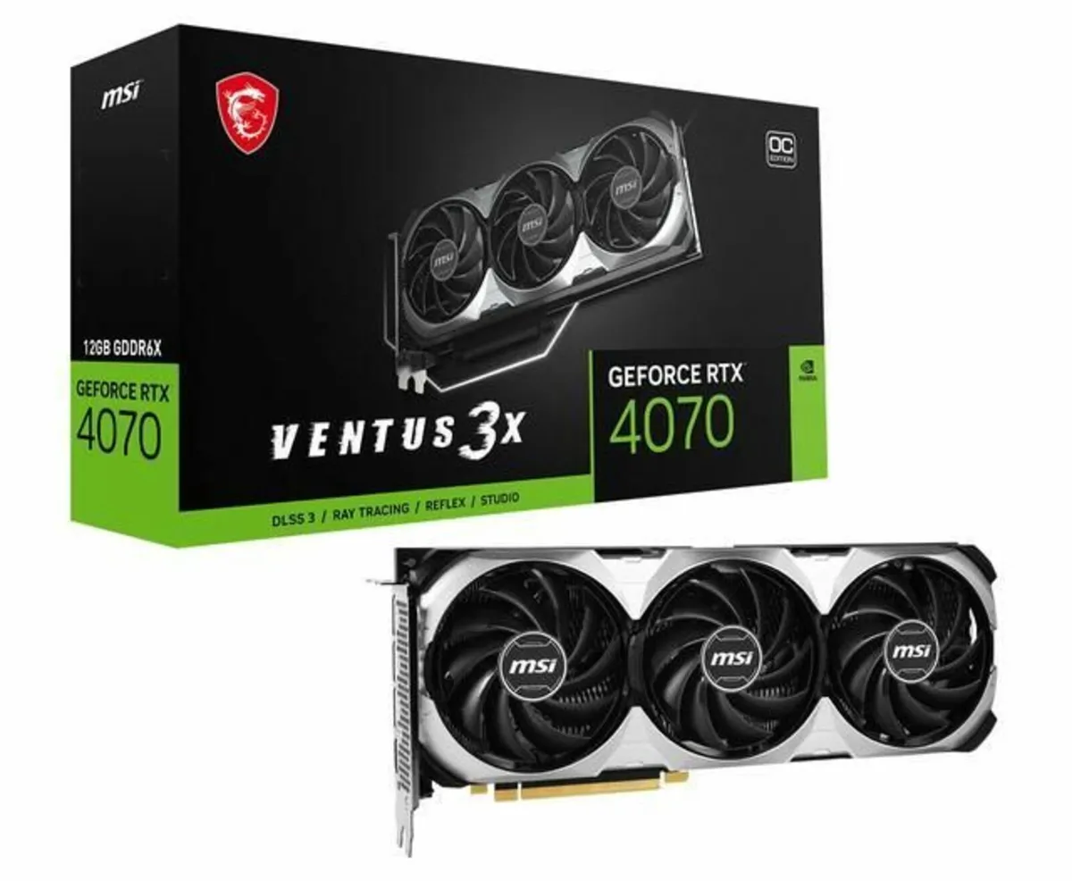 GeForce RTX 4070 MSI Ventus 3x E1 - Image 2