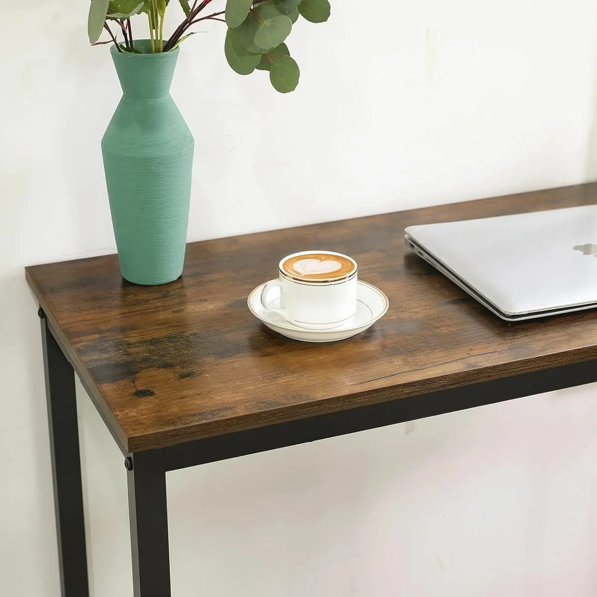 Bar Table, Kitchen Table, Pub Dining Brown 100cm - Image 4