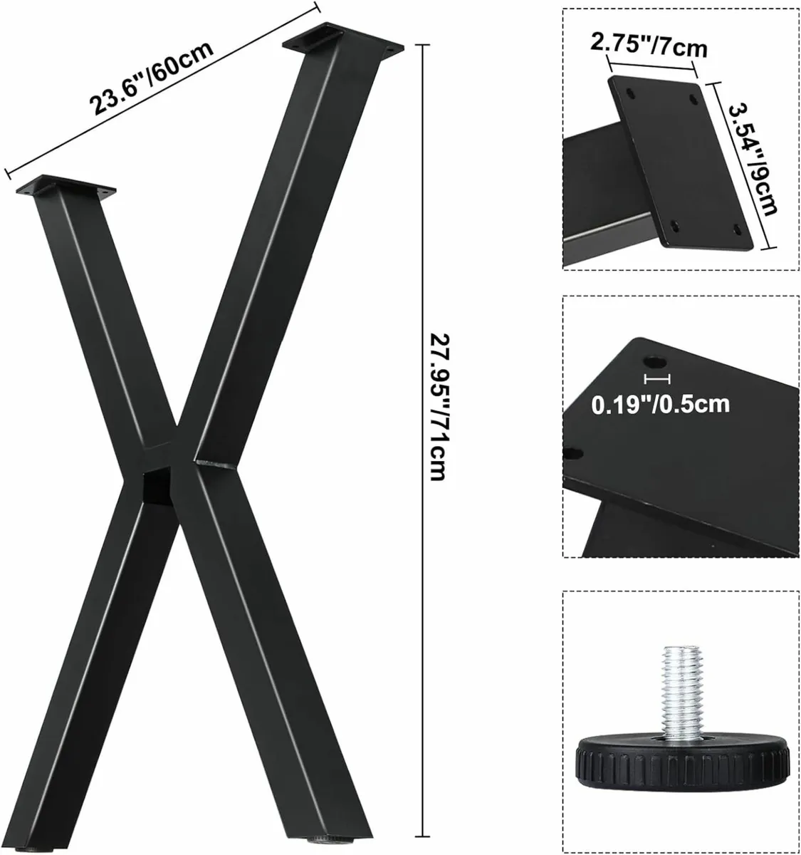 Heavy Duty Coffee Dining Tables Metal (Legs only) - Image 3