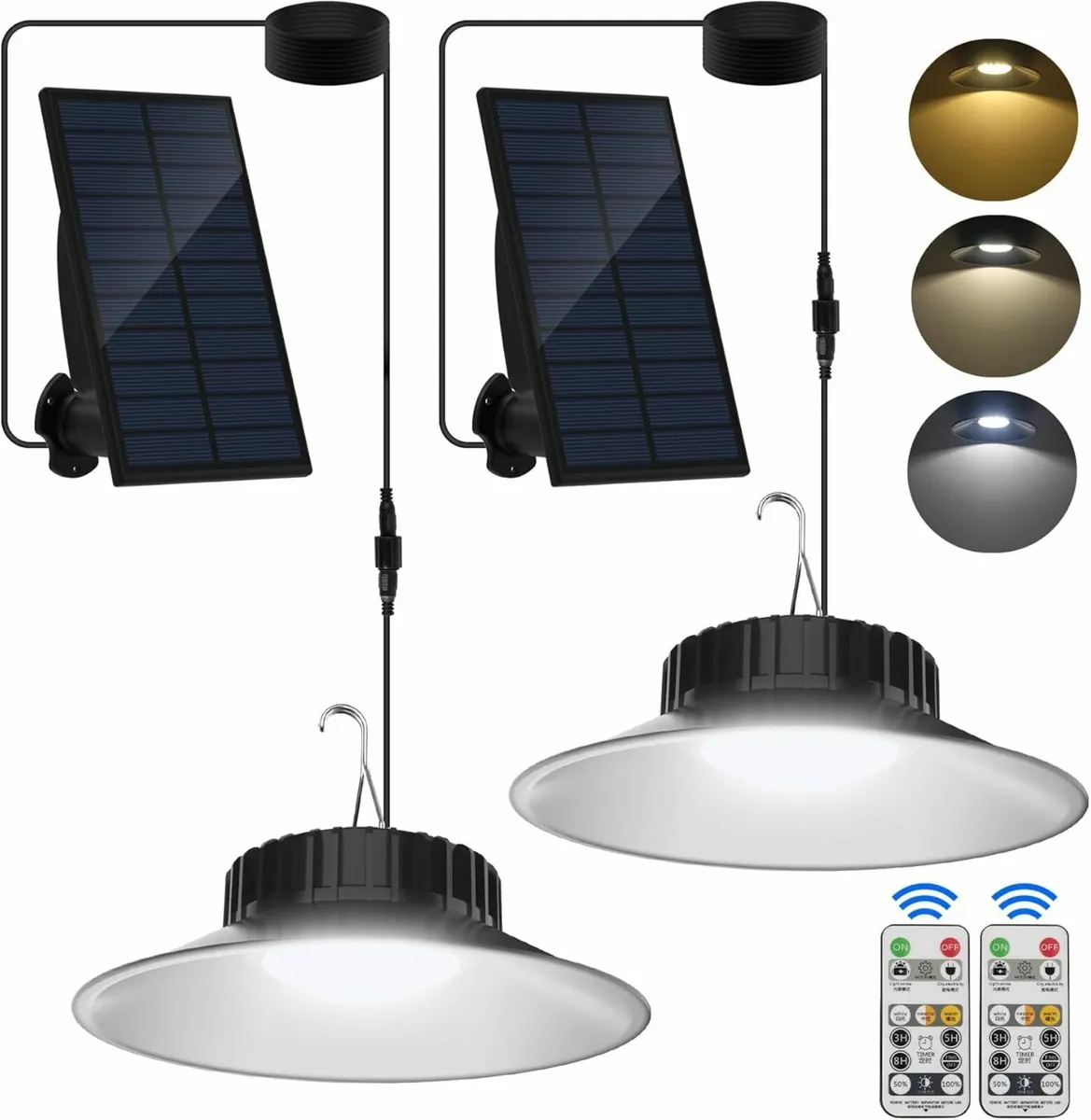 Solar Shed Lights Dimmable (2Pack) Garden - Image 1