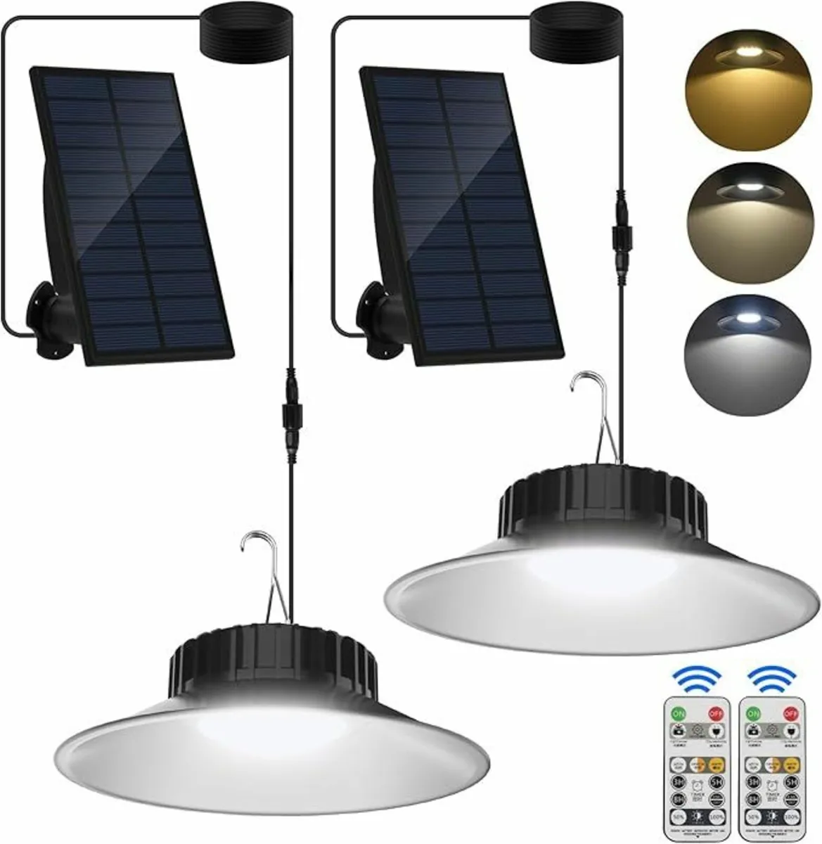 Solar Shed Lights Dimmable (2Pack) Garden - Image 2