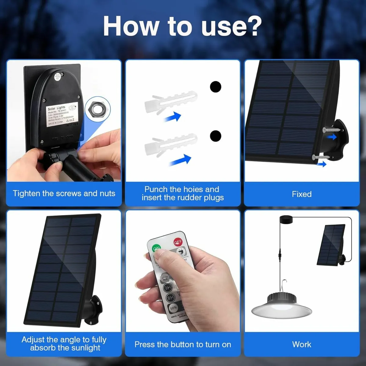 Solar Shed Lights Dimmable (2Pack) Garden - Image 3