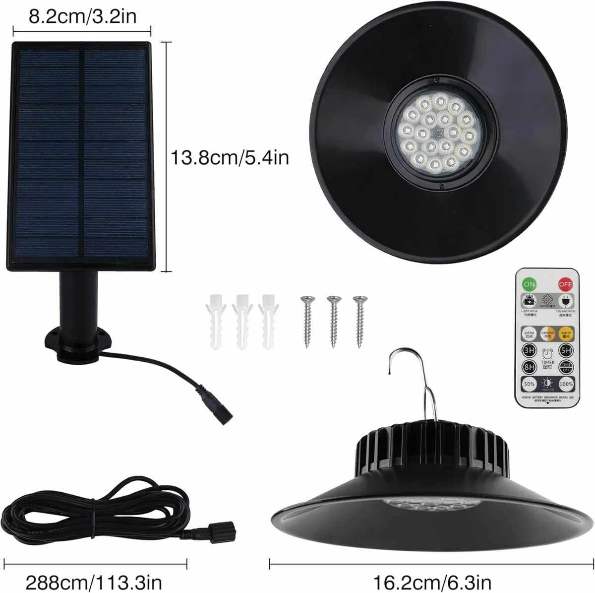 Solar Shed Lights Dimmable (2Pack) Garden - Image 4