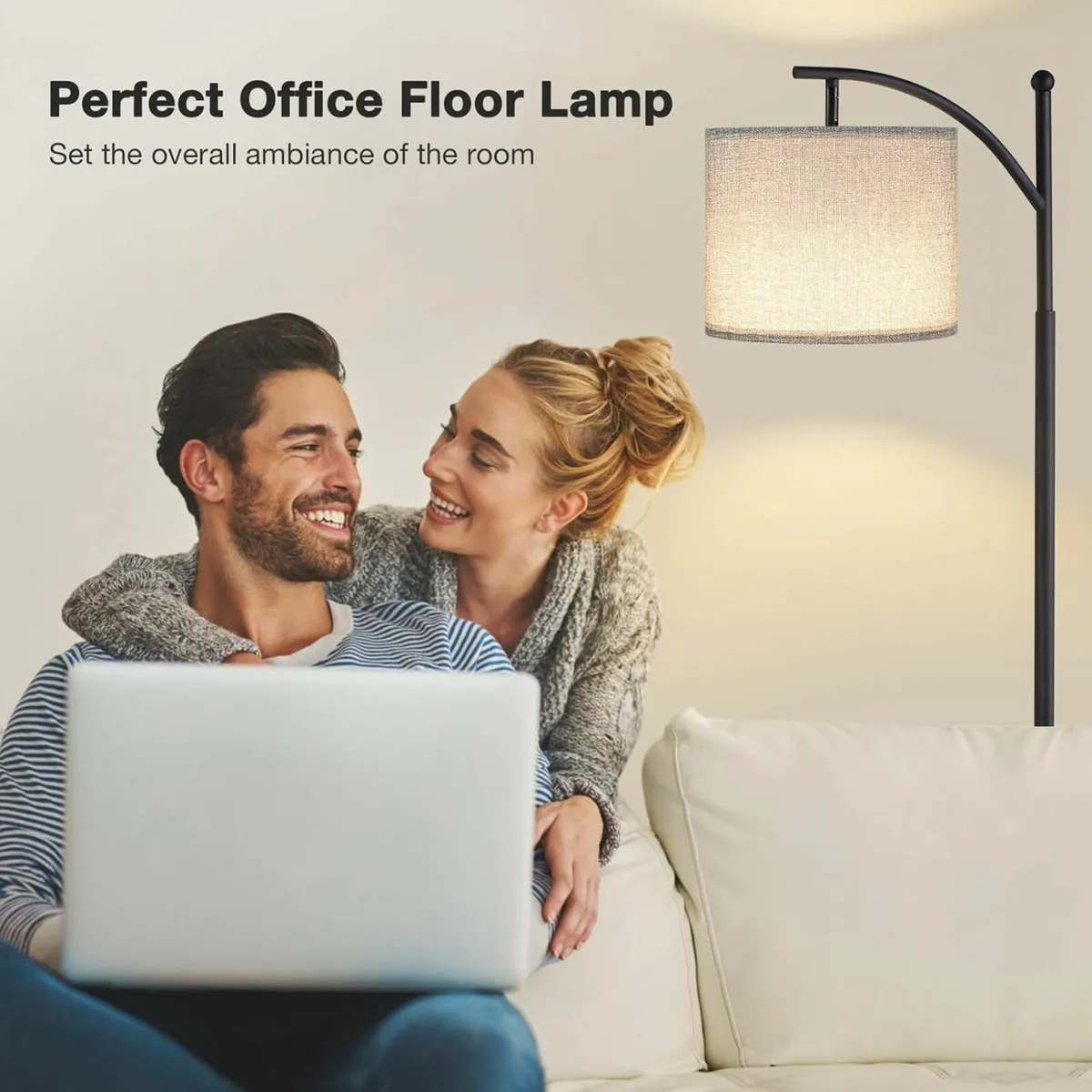 Floor Lamps Living Room 60" 3 Color Grey Office - Image 4