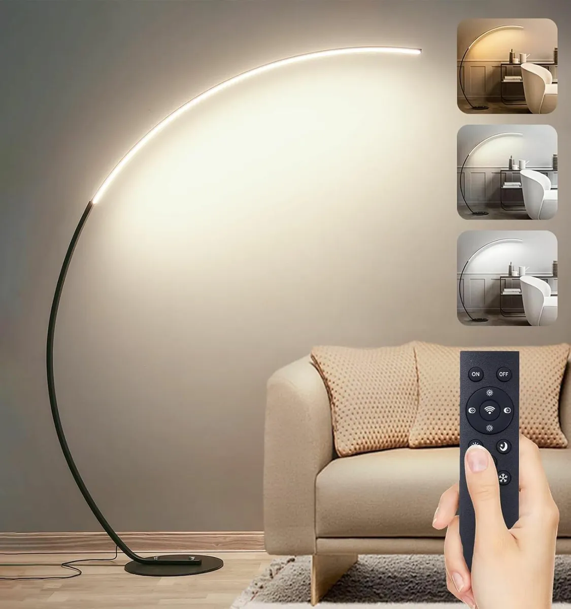 Art Floor Lamp Living Room Dimmable Remote Control - Image 1