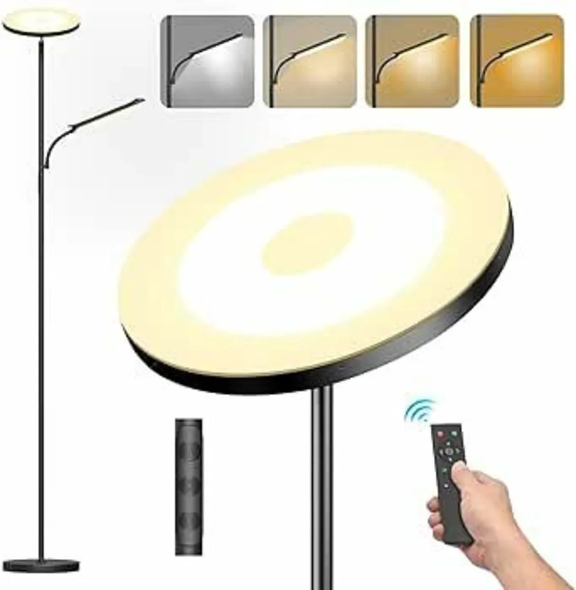 LED Uplighter Floor Lamp, Super Bright 4 Color - Image 2