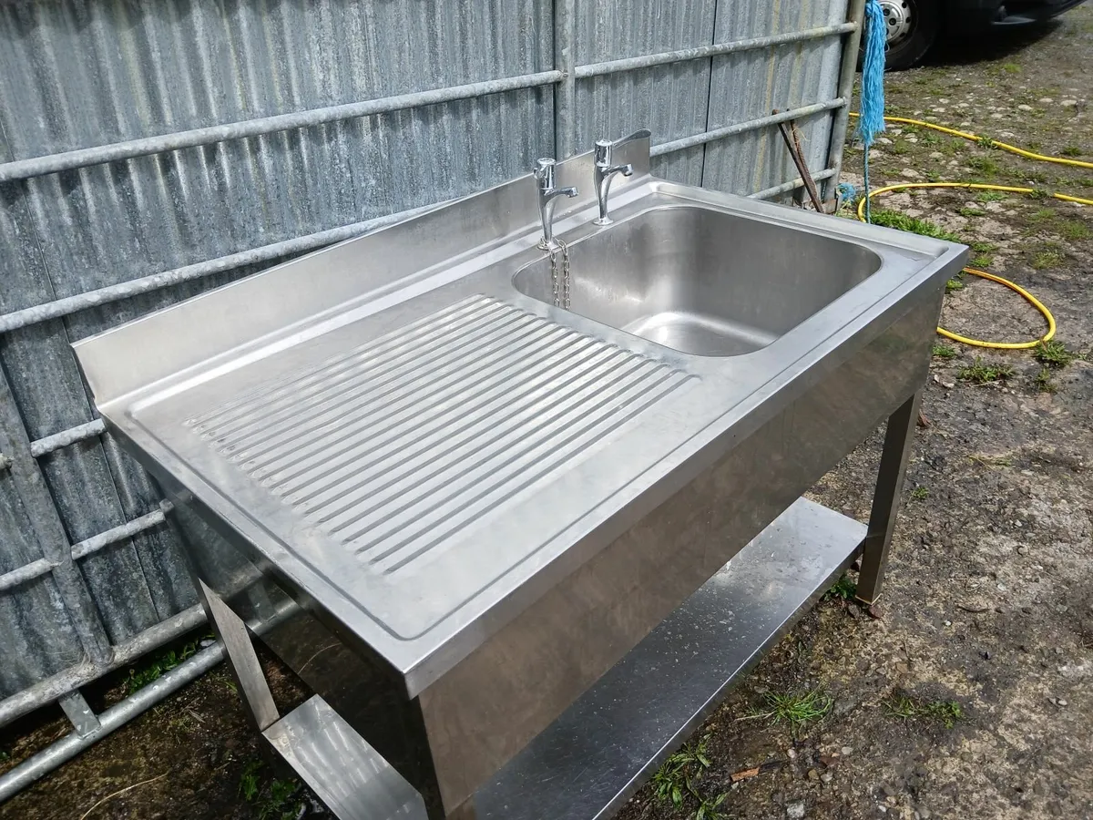 Stainless steel cabbinet sink unit delivered - Image 3