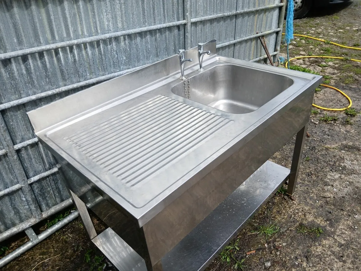 Stainless steel cabbinet sink unit delivered - Image 4