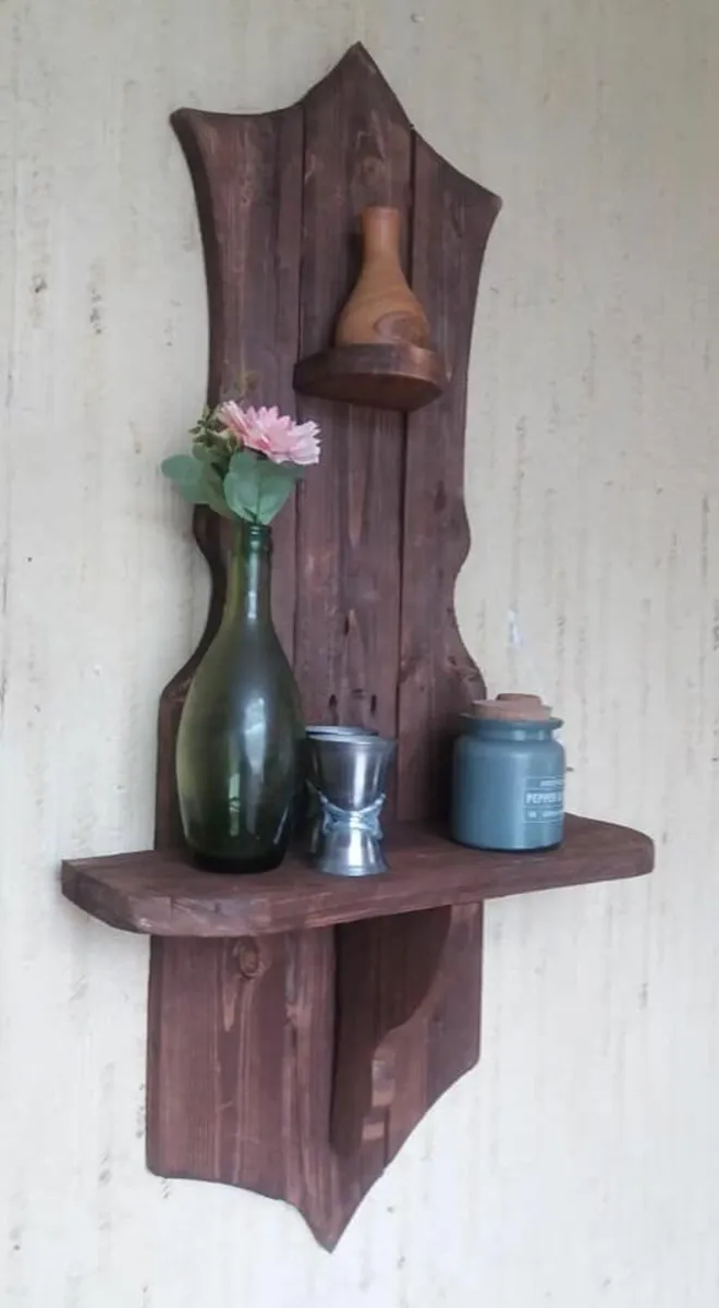 Rustic Floating Display Shelf - Image 3