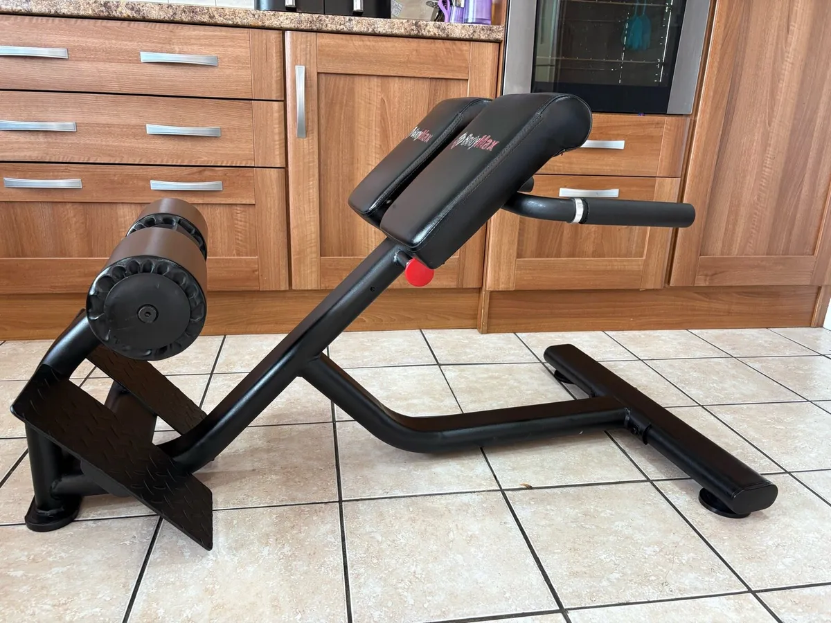 COMMERCIAL GYM HYPEREXTENSION BENCH, HEAVY DUTY!!! - Image 1
