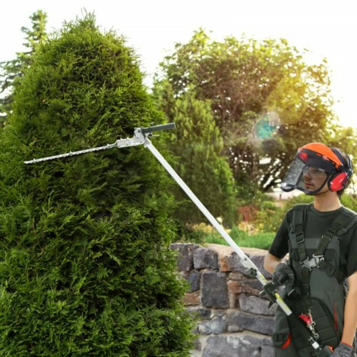 15.7-inch 26CC 2 Cycle Gas Hedge Trimmer Gas Power - Image 4
