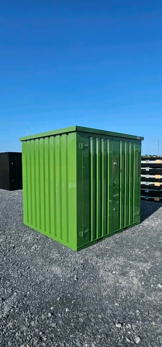 2x2 metre heavy duty steel CUBE sheds - Image 1
