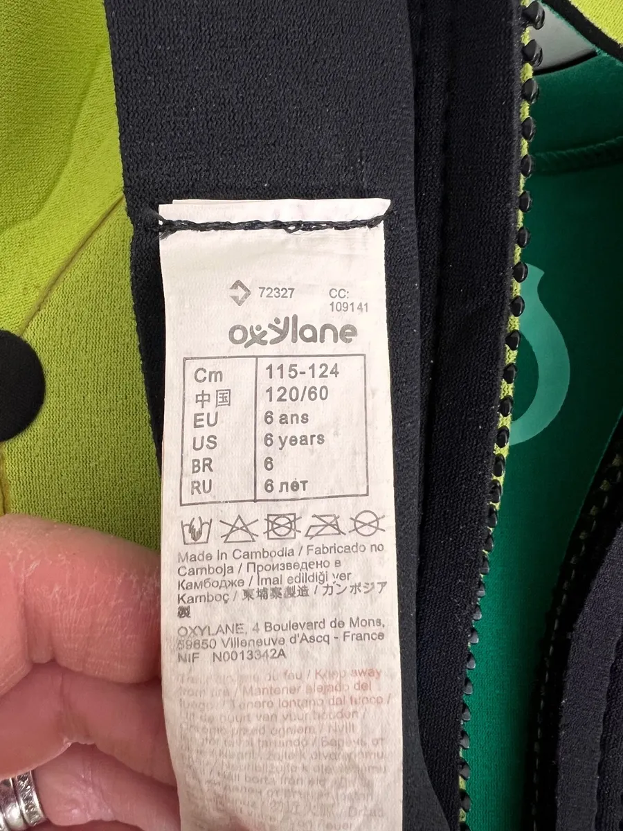 Kids Decathlon Wetsuit Age 6 - Image 2